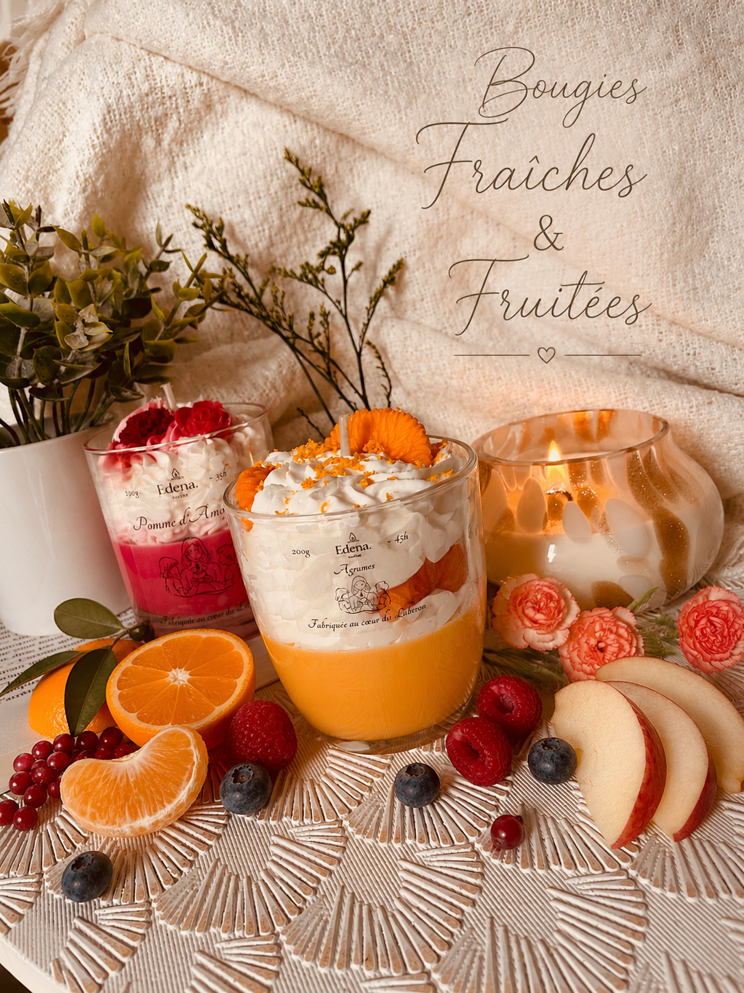 Bougies Fraîches & Fruitées