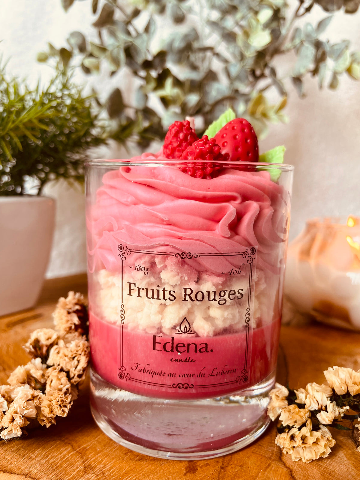 Bougie Parfumée « Fruits rouges »