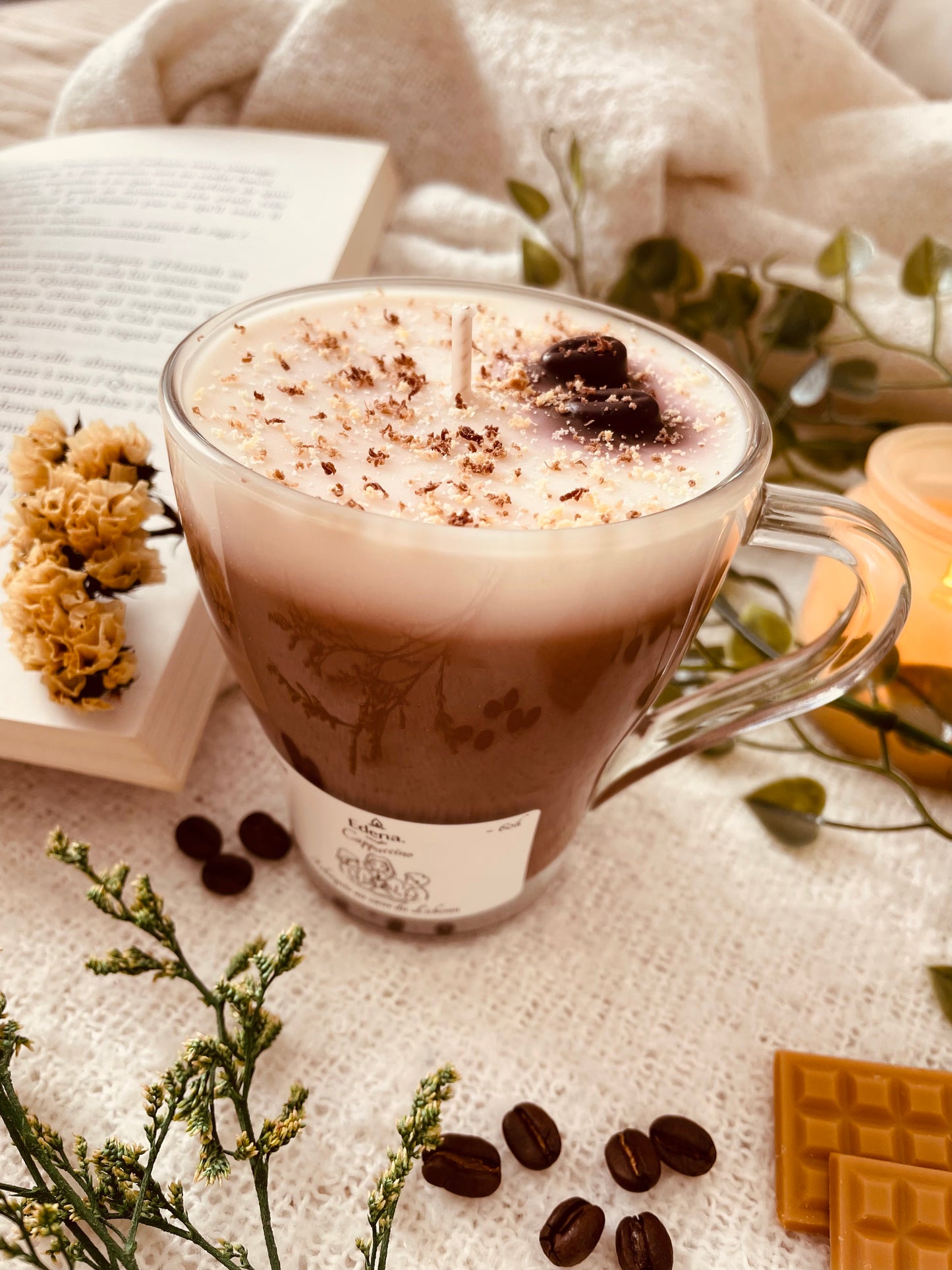 Bougies  Parfumée "Cappuccino"