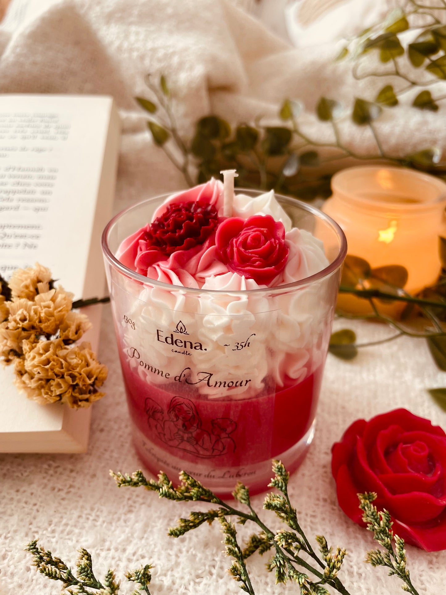 Bougie Parfumée "Pomme d'Amour"