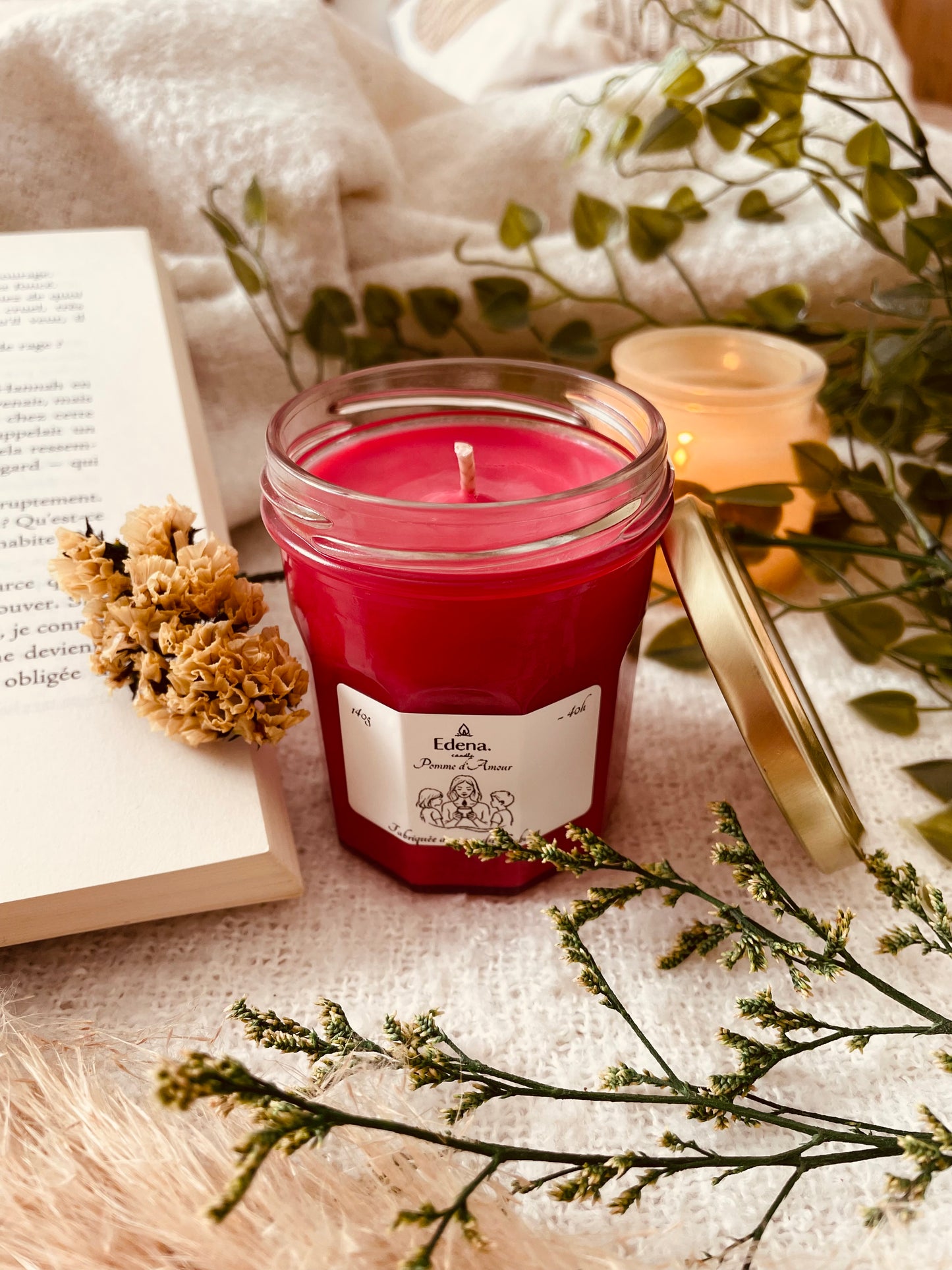 Bougie Parfumée "Pomme d'Amour"