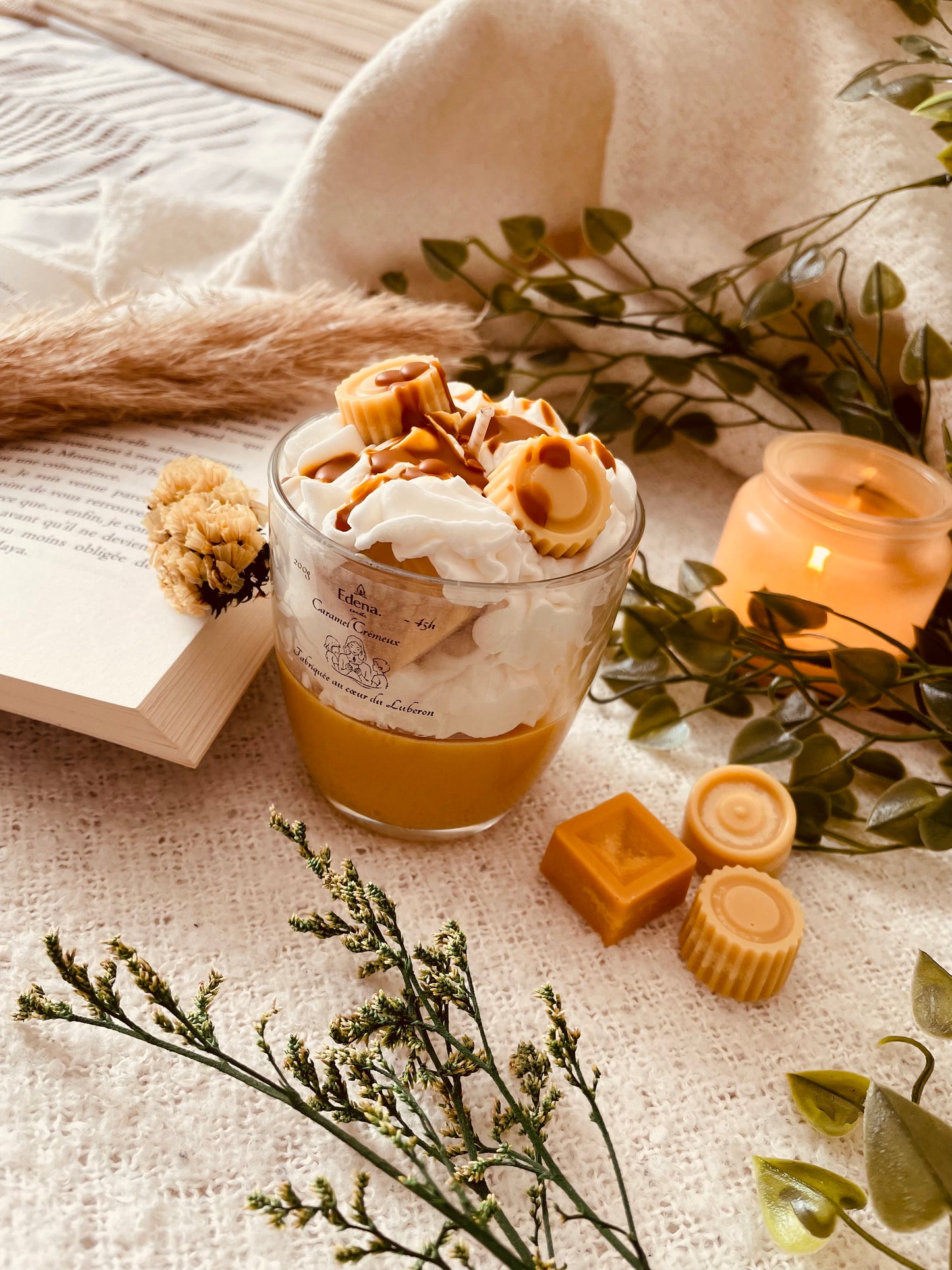 Bougie Parfumée "Caramel Crémeux"