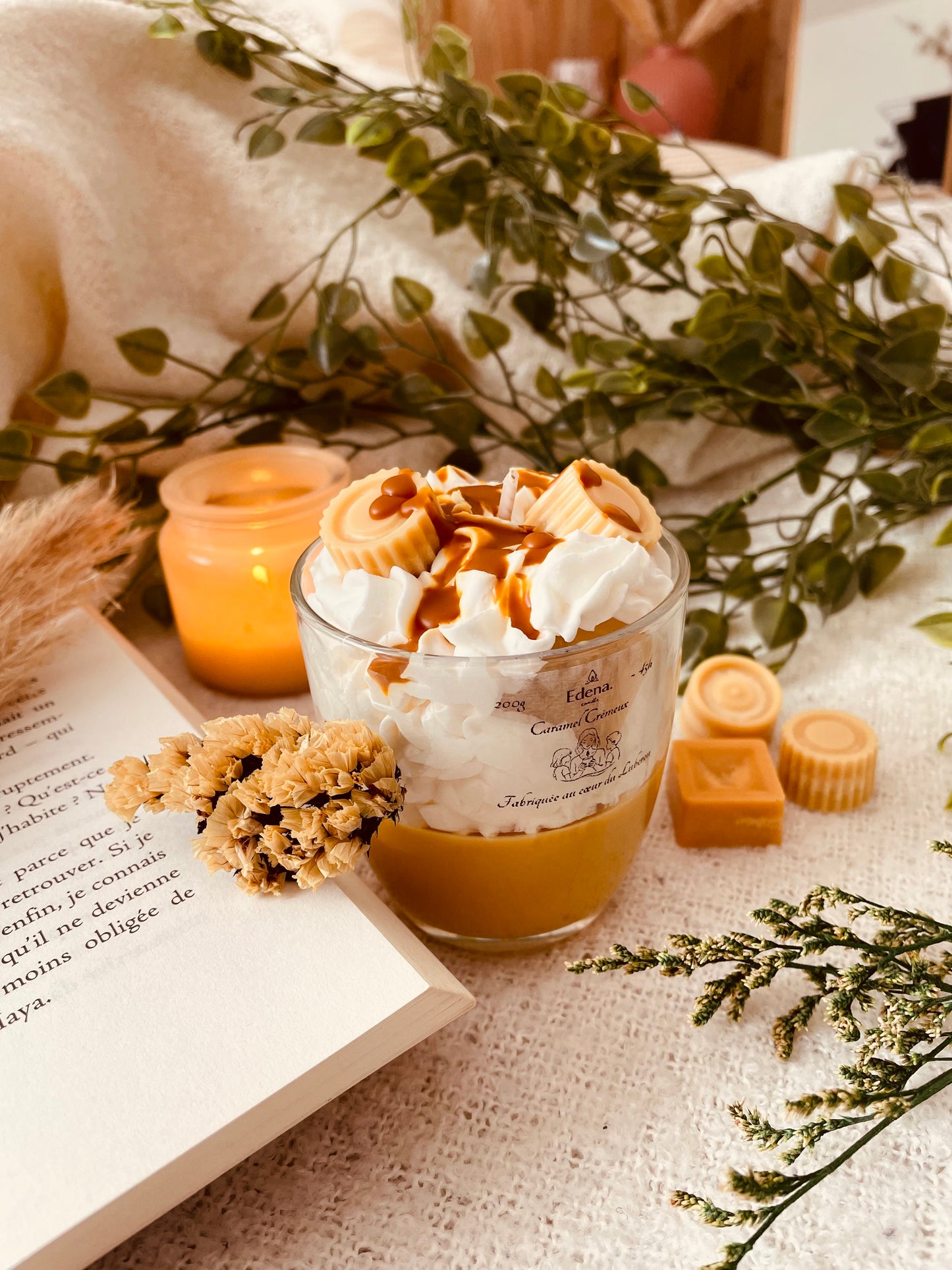 Bougie Parfumée "Caramel Crémeux"